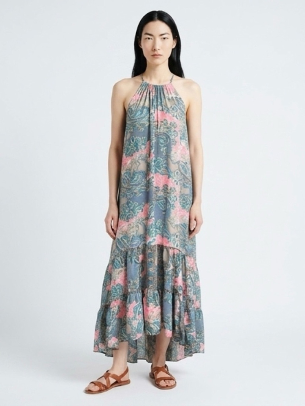 Maxi, BOHO SILK, asymmetric Dress
From Mallorca Spain